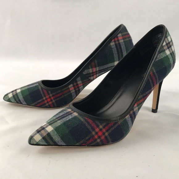 Lands' End Shoes - Plaid flannel pumps